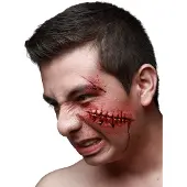 Partychimp applicatieset Fail Stitches latex rood