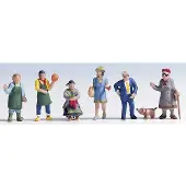 Noch 15470 H0 figuren marktbezoekers