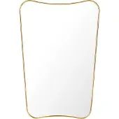 Gubi F.A. 33 Wandspiegel Polished Brass | 54 x 80 cm