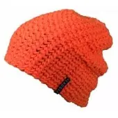 Myrtle beach Basic beanie muts oranje voor dames - wintermuts