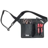 Sibel Scissors Belt 4 Matt Black Croco