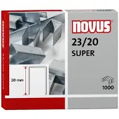 Novus OFFICE Nietjes 23/20 042-0240 Metaal Zilver 1000 Nietjes