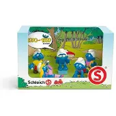 Schleich 5 Schleich smurfen in Displaydoos