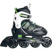 Globber Muuwmi kinder skates, verstelbaar, maat 37-40, ABEC 5, wielen van 72 x 22 mm, GS-gekeurd, groen