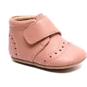 Bisgaard Leren Schoenen - Roze m. Pointelle - - 22 - Leren schoenen