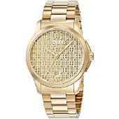 Gucci G-Timeless YA126461 Unisex horloge met geelgouden wijzerplaat