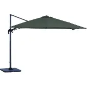 Garden Impressions Hawaii zweefparasol 300x300 cm - frame carbon black - doek donker grijs