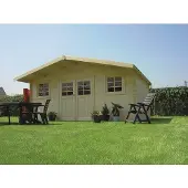 Solid Superia Zurich Tuinhuis - Vuren - Onbehandeld - 508x388x253,3cm