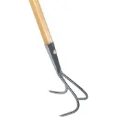Talentools Tuinkrabber 3-tands 140 cm steel
