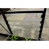 Hortus Tuinkas Louvreraam 6L Veiligheidsglas Groen Eden