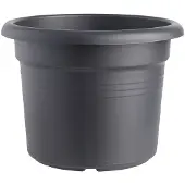 Elho Green Basics Cilinder 65 - Bloempot voor Buiten - Ø 64.0 x H 48.5 cm - Living black