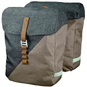 Racktime Double bag heda desert sand/dust grey