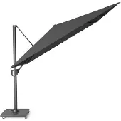 Platinum Zweefparasol Challenger T1 premium 4x3 meter Vervaagd Zwart zonwering