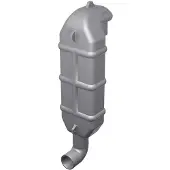 VETUS Lt50 Exhaust System Swan Neck Muffler Grijs 50 mm