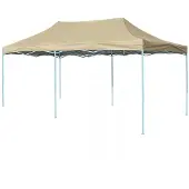 vidaXL Vouwtent pop-up 3x6 m crèmewit