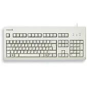 Cherry G80-3000, Volledige grootte (100%), Kabel, USB, Mechanische schakelaar, QWERTY, Grijs