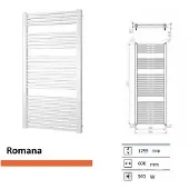 Boss & Wessing Handoekradiator romana 1755x600 mm zwart