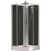 Mueller Jupiter complete douchecabine kitvrij 90x90 kwartrond