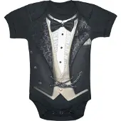 Spiral - Gothic Body - Tuxed - M - voor Kinderen - zwart | Maat M
