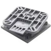 VETUS Removable Swivel Seat Base 5.5 Cm Zilver