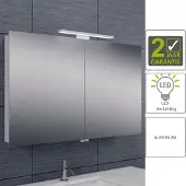 Boss & Wessing Bws led spiegelkast luxe aluminium 120x60x14 cm