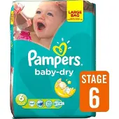 Pampers Baby Dry Luiers Maat 6 - 44 stuks