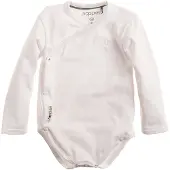 Noppies baby overslag romper wit Jongens/Meisjes Katoen Effen - maat 44
