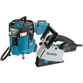 Makita DK0093J Alleszuiger / Bouwstofzuiger (VC4210L) & Sleuvenfrees In Mbox (SG1251J) Combiset