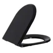 Creavit Black toiletzitting met softclose