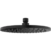 Wiesbaden UniMatch hoofddouche rond 20 x 1,2 cm mat zwart
