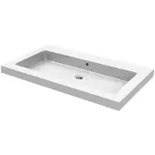 Mueller Single flat meubelwasbak 60x46cm zonder kraangat