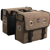Willex Dubbele Canvas Tas 30L Bruin