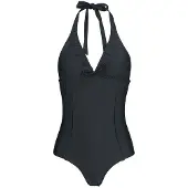Banned Neckholder Swimsuit Badpak zwart