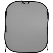 Lastolite Plain Collapsible 1.5 x 1.8m Black/Mid Grey