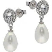 Diamonfire Zilveren oorhangers diamonfire Pearls 808.0399.00