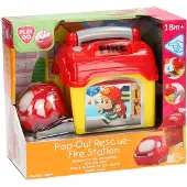 Playgo - brandweerkazerne met auto
