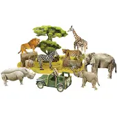3D Puzzel African Wildlife - National Geographic