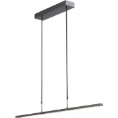 Masterlight Hanglamp Real 2 zwart nikkel 100 cm