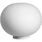 Flos Tafellampe , GLO-BALL, dimbare, Wit, Woonkamer, Glas, Designer