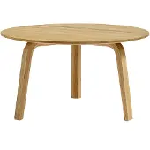 HAY Bella Salontafel Oiled Solid Oak | Ø 60 cm x H 32 cm