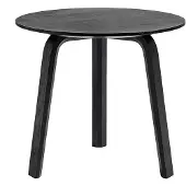 HAY Bijzettafel Bella Coffee Black Ø45 x H39 cm