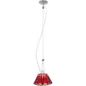 Ingo Maurer Hanglampe , Campari Light, dimbare, Rood, Woonkamer, Glas, Designer
