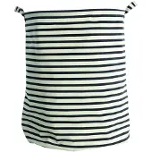 House Doctor Stripes Wasmand - Wasmanden Katoen Black - 205720120