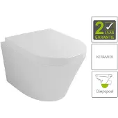 Boss & Wessing Bws wandcloset vesta 52 cm soft close diepspoel inclusief zitting