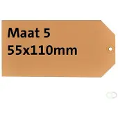 Hf2 Label karton Nr5 200gr. 55x110mm 1000 st.