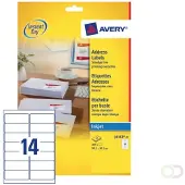 Avery Zweckform J8163-25 adresetiketten, 99,1 x 38,1 mm