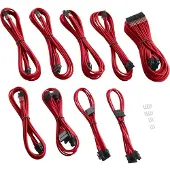 Cablemod PRO Series ModMesh C-Series RMi & RMx Kabelset - Stroomkabels - gevormd - Rood - Kabel-/adapterset - Stroomvoorziening/voeding