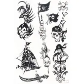 Herma Tattoos Black Art Piraat