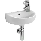 Sphinx 280 fontein met overloop 36x28cm wit