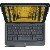 Logitech Universal Folio QWERTY Brits Engels Bluetooth Zwart